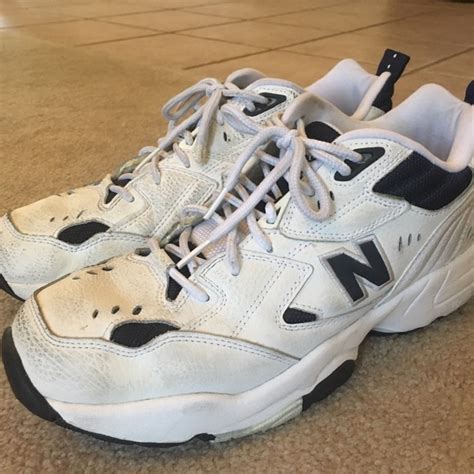 white new balance shoes dad